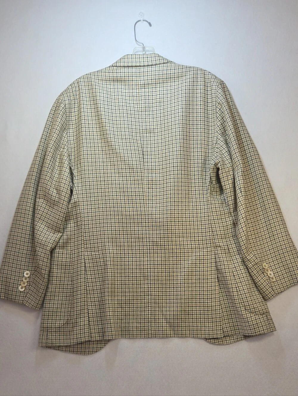 Boglioli K Jacket Houndstooth Beige Size 38R Two-Button Blazer
